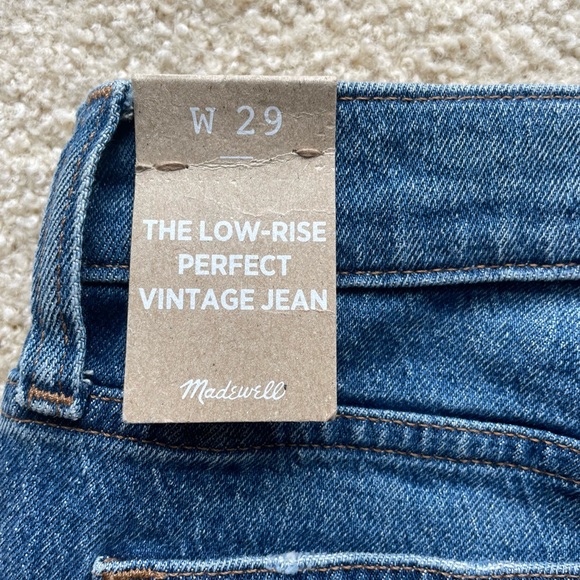 MADEWELL THE LOW-RISE PERFECT VINTAGE JEAN - Picture 5 of 6